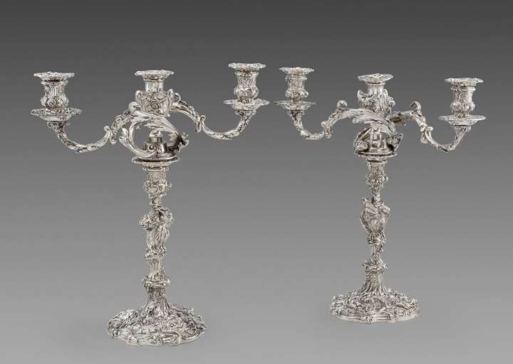 An Exceptional Pair of George III Candelabra